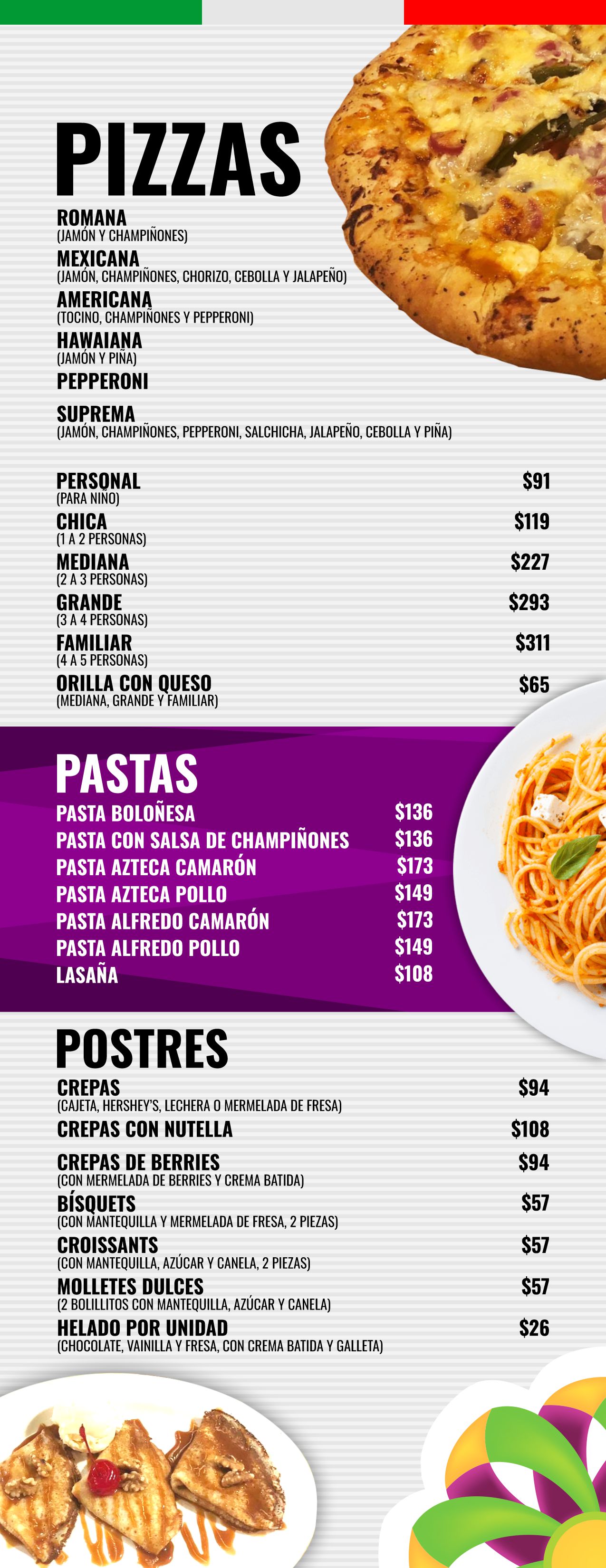 Las Flores Restaurante | Menú digital