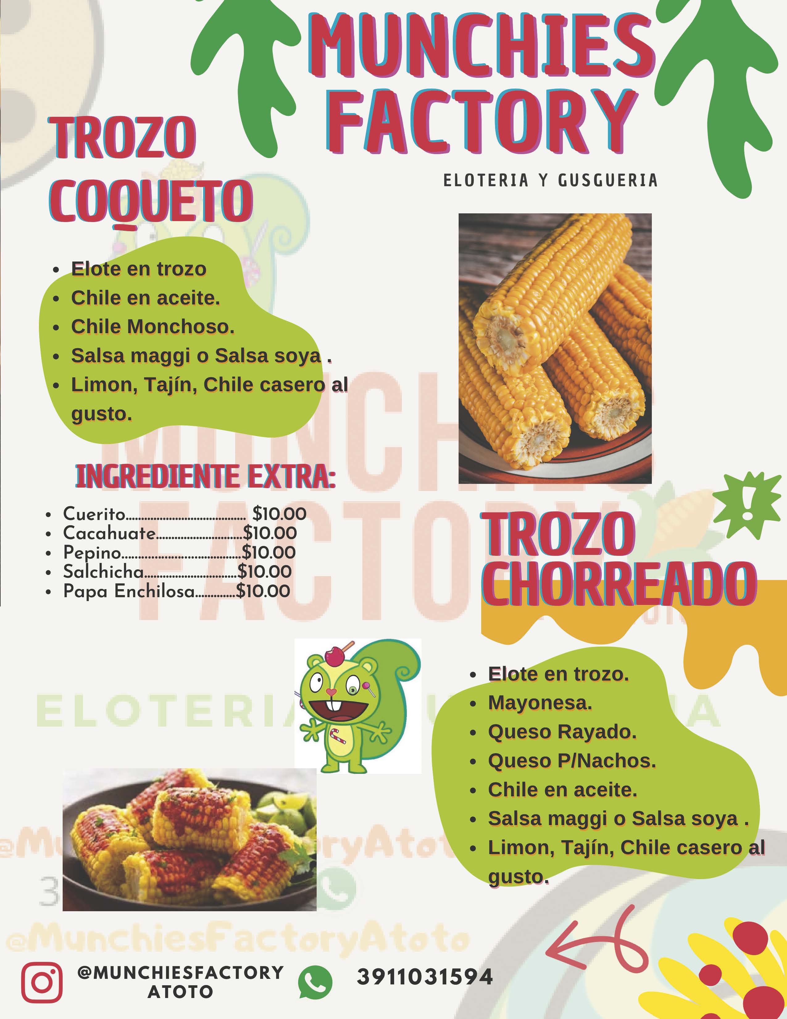 munchiesfactory menudigital23 alimentos