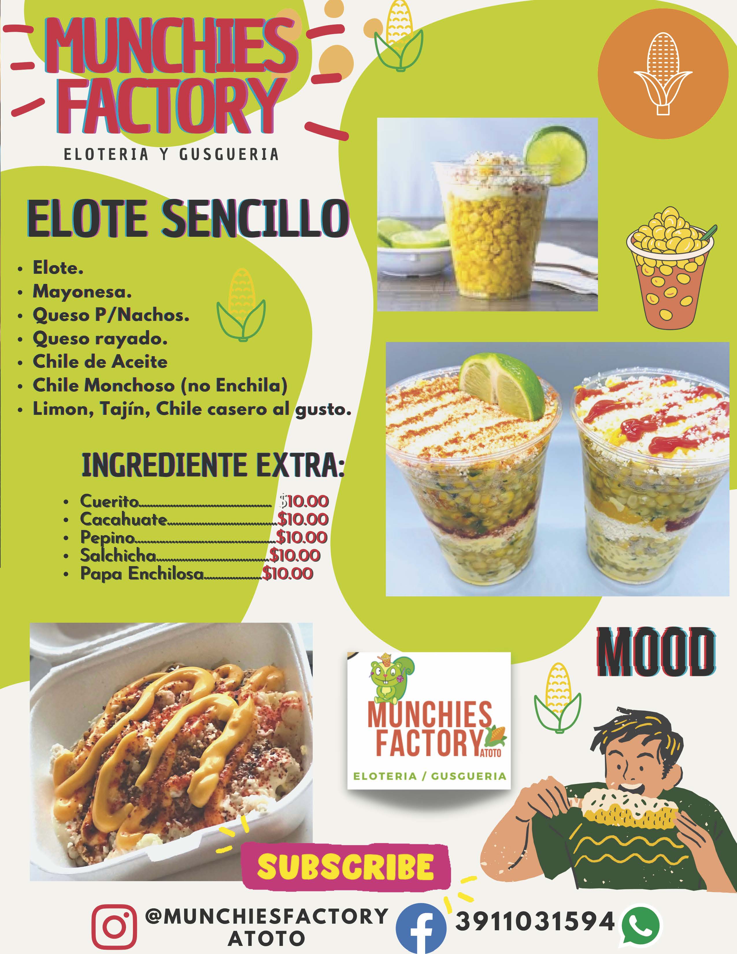 munchiesfactory menudigital23 alimentos
