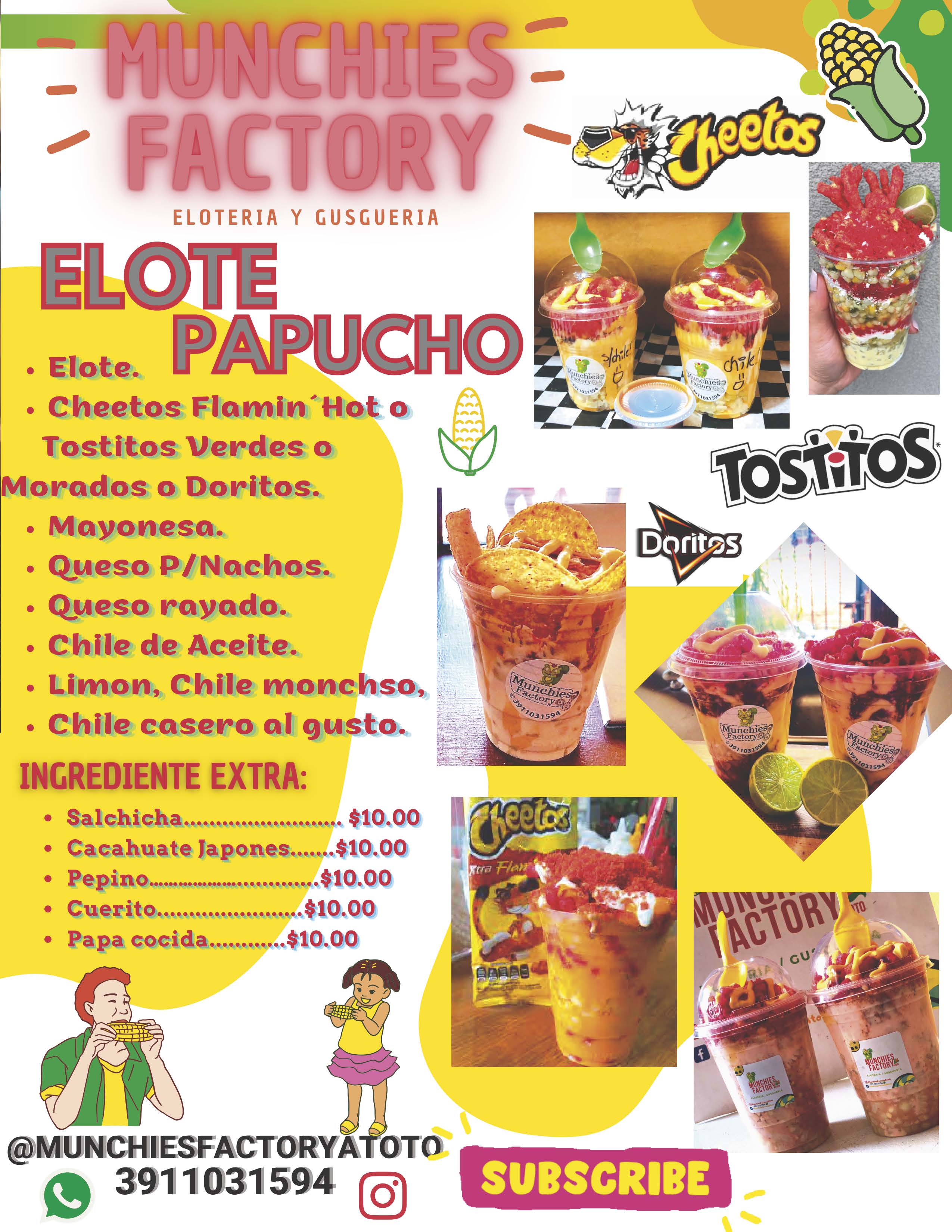 munchiesfactory menudigital23 alimentos