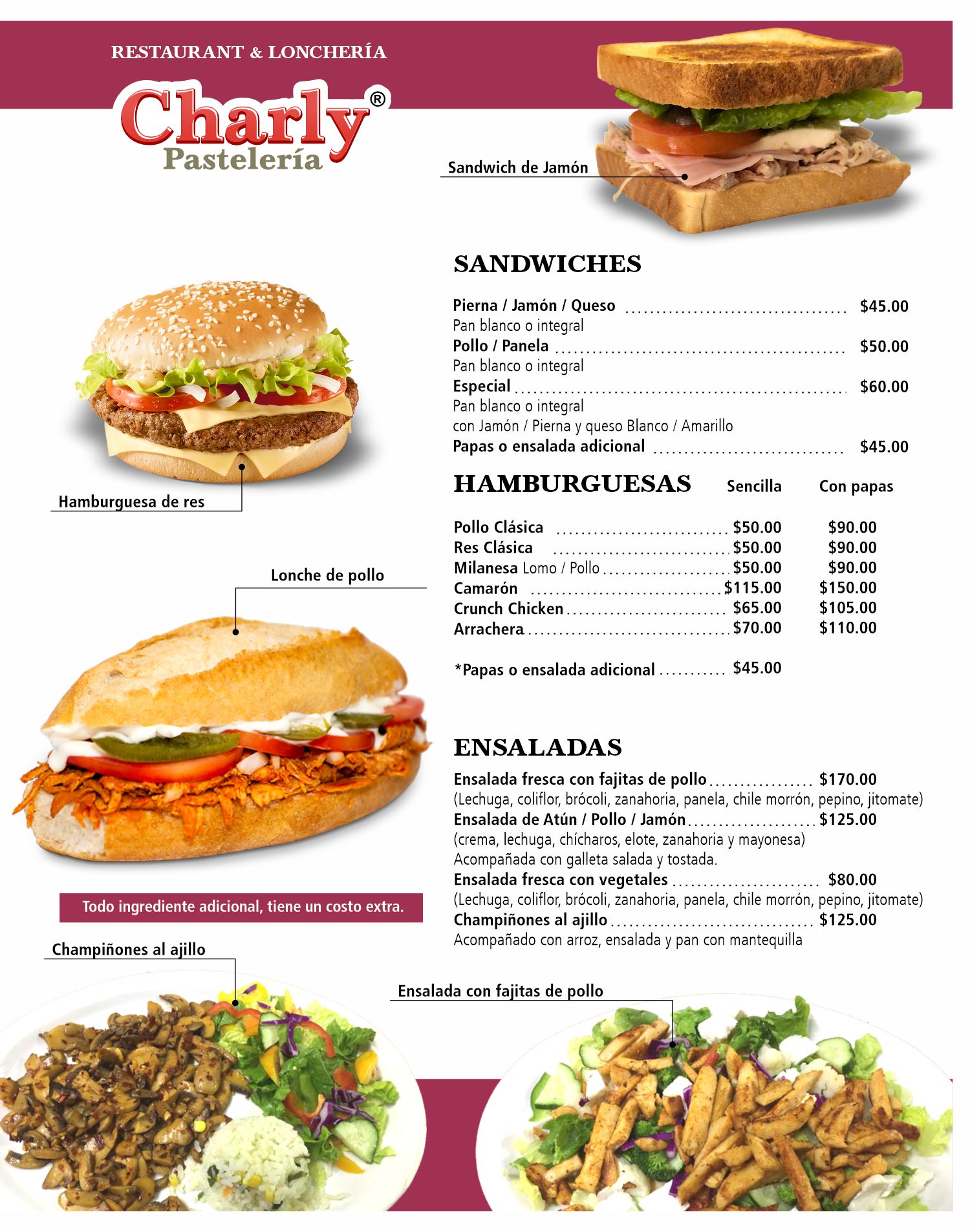 menu digital charly 2025