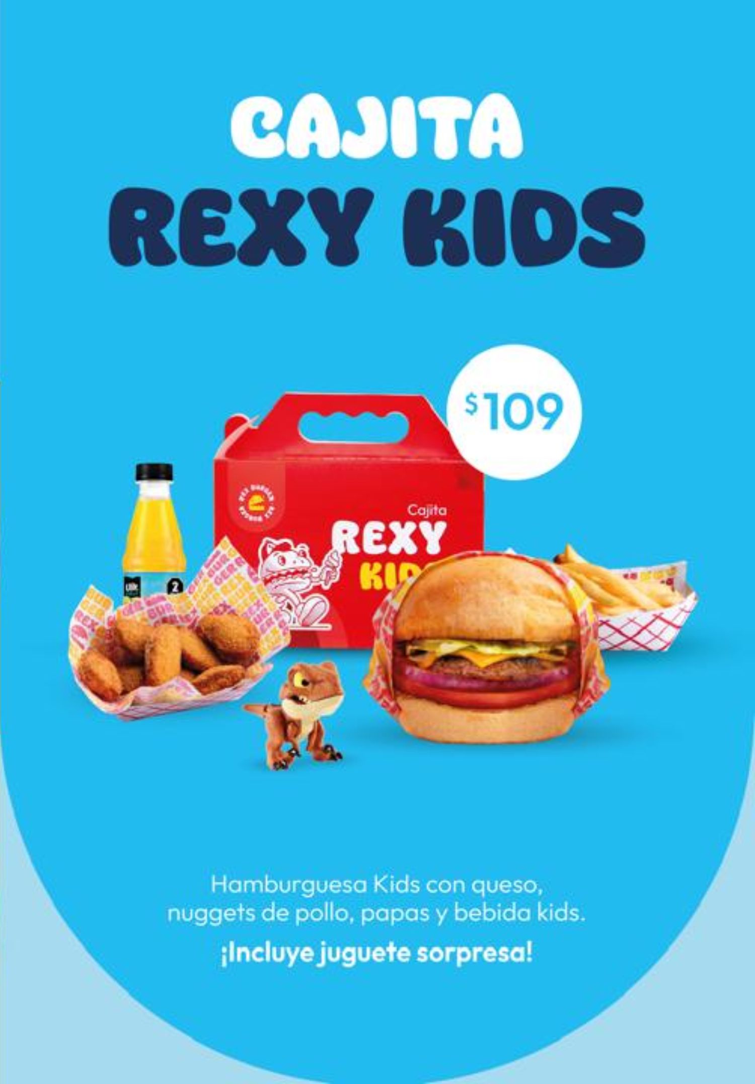 Menú digital Rex Burger 2026