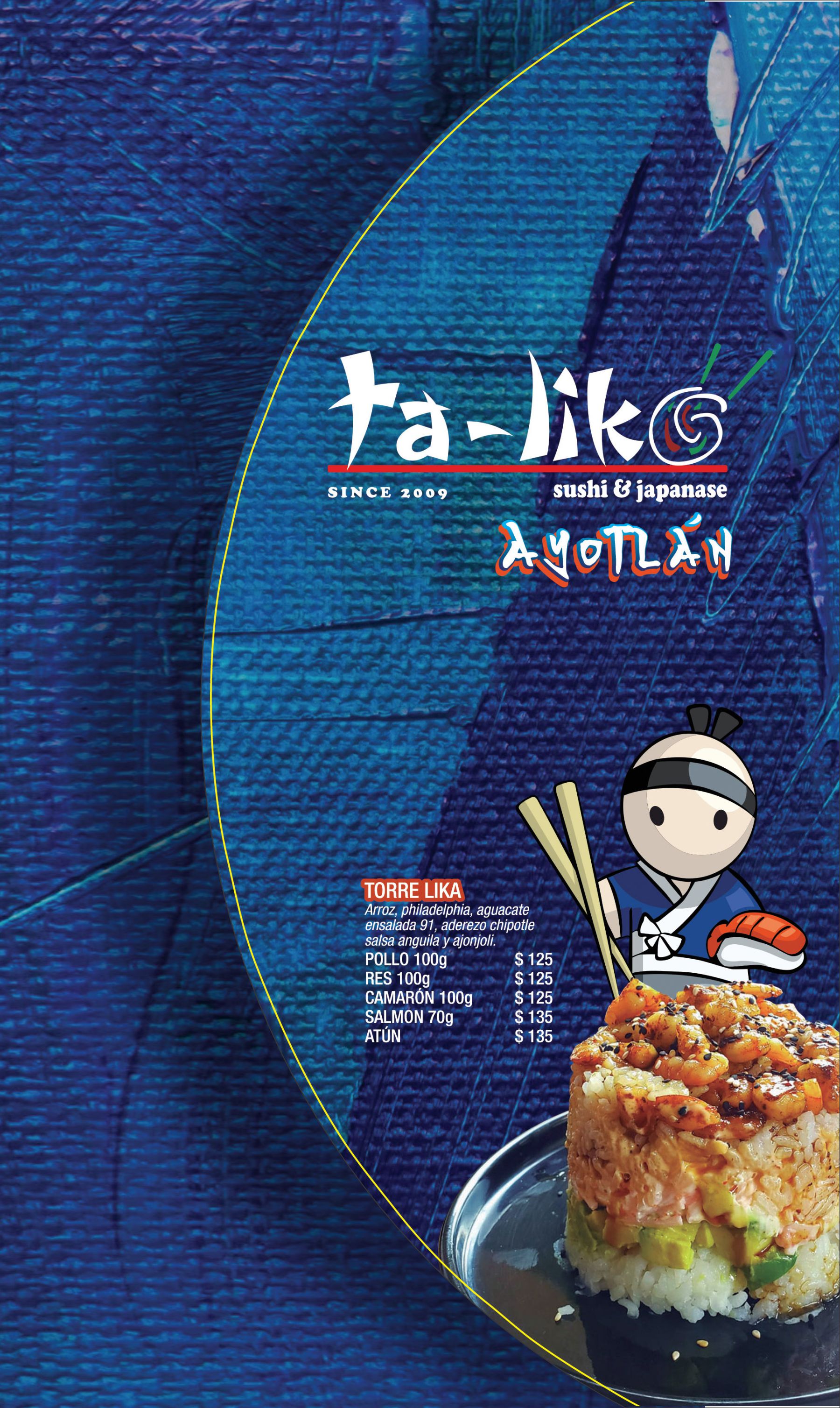 Menú Digital Taliko Ayotlán 