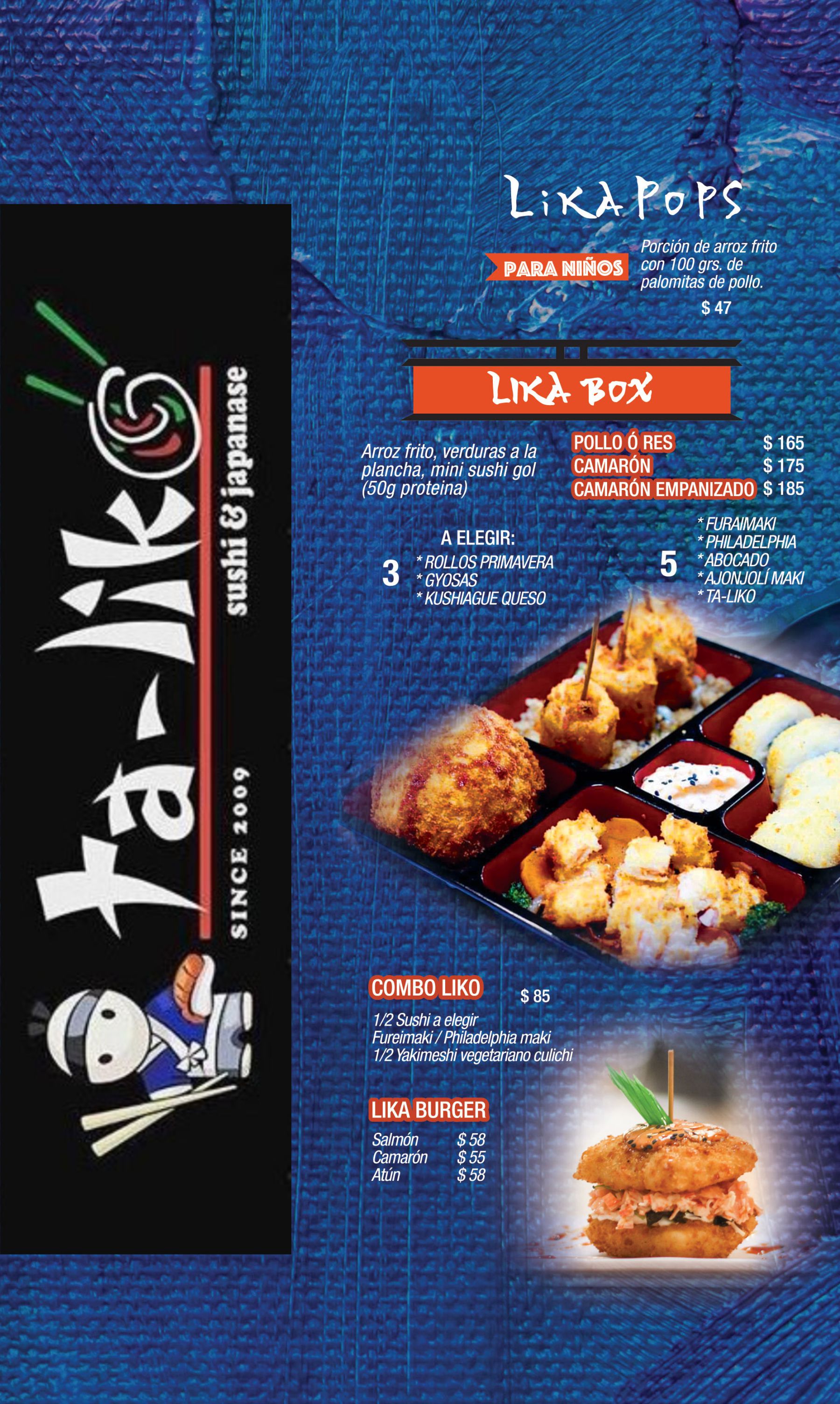 Menú Digital Taliko Ayotlán 